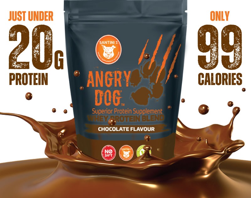 angry dog chocolate 99 calories
